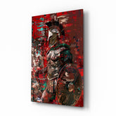 Gladiator Glass Wall Art || Designer Collection.